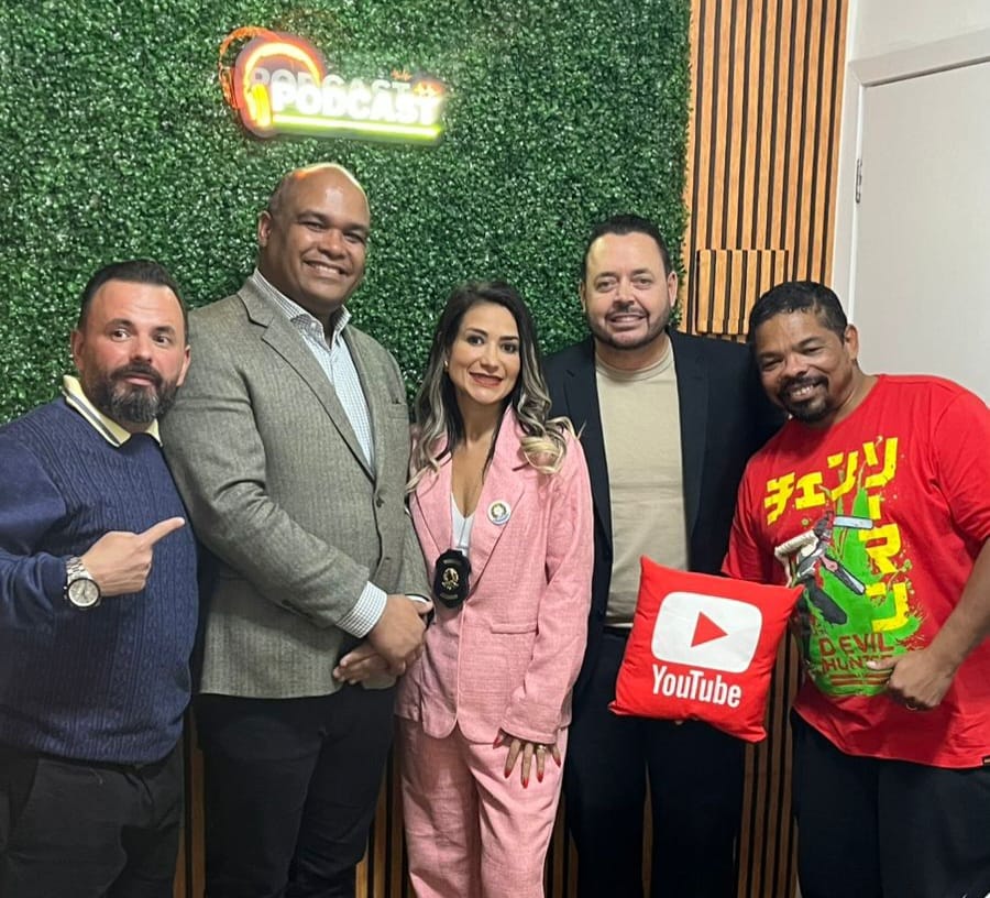 Pini (Fernando), Dra. Mary Rocha e TJ (Tadeu)